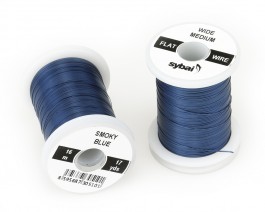 Flat Colour Wire, Medium, Wide, Smoky Blue